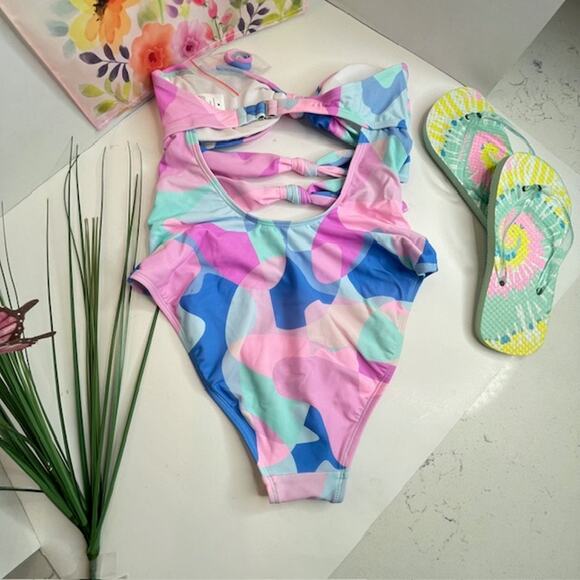 Kiki Rio NEW Desert Oasis One-piece Swimsuit Sz Medium - Picture 3 of 8